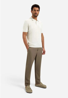 No Excess Pullover short sleeve polo slub kit Groen