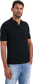 No Excess Pullover short sleeve polo solid black Zwart - XL