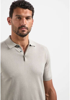 No Excess Pullover short sleeve polo solid clay Veelkleurig - XL