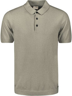 No Excess Pullover short sleeve polo solid re light army Groen - XXL