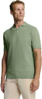 No Excess Pullover short sleeve polo v solid green Groen - XL