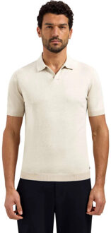 No Excess Pullover short sleeve v-polo melang desert Kaki - L