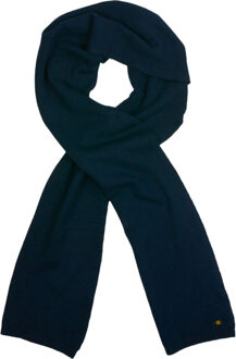 No Excess Scarf solid jacquard night Blauw - One size