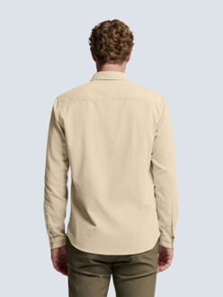No Excess Shirt corduroy solid cement Grijs - L