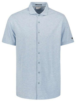 No Excess Shirt short sleeve jersey melange s cloud Beige - XXL