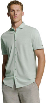 No Excess Shirt short sleeve jersey melange s mint Groen - XL