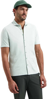 No Excess Shirt short sleeve melange jersey seagreen Groen - XXL