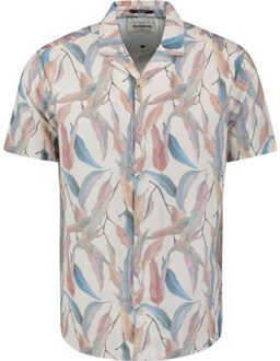 No Excess Shirt short sleeve revers collar al sand - maat XL Wit