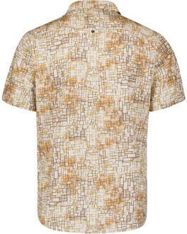 No Excess Shirt short sleeve revers collar al yellow - maat XXL Geel