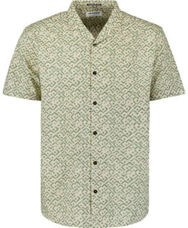 No Excess Shirt short sleeve revers collar sl green Groen - XXL