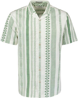 No Excess Shirt short sleeve revers collar sl green Groen - XXXL