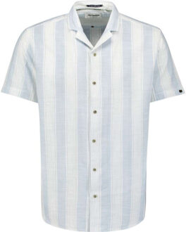 No Excess Shirt short sleeve revers collar ve sky Bruin - L