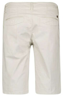 No Excess Short chino garment dyed twill stre chalk - maat 29 Grijs