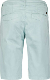 No Excess Short chino garment dyed twill stre ice Blauw - 38