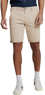 No Excess Short chino garment dyed twill stre light desert Kaki - 35