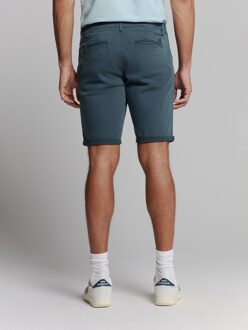 No Excess Short Chino Garment Dyed Twill Stretch Night  32 Blauw, Navy