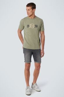 No Excess Short Denim Stretch Grijs - 36