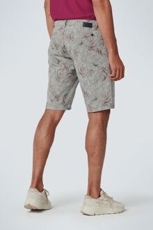 No Excess Short Garment Dyed Print Grijs - 31,38