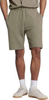 No Excess Short jersey solid terry dark moss Groen - XXXL