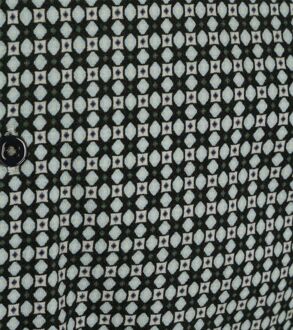 No Excess Short Sleeve Jersey Overhemd Print Mosgroen - 3XL,XXL