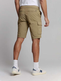 No Excess Short stretch cargo garment dyed Kaki - L