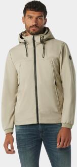 No Excess Softshell jacket mid long hooded 23630215/014 Beige - XXXL