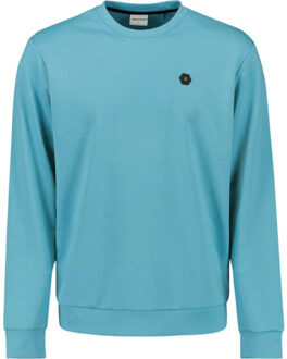 No Excess Sweater crewneck seablue - maat L Veelkleurig