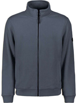 No Excess Sweater full zip stand up collar bo night Blauw - L