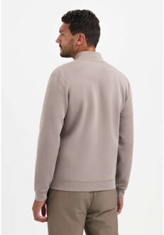 No Excess Sweater full zipper pique bomber clay Veelkleurig - XXL