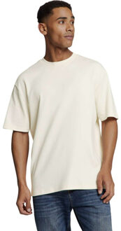 No Excess T-shirt crewneck heavy solid basic offwhite Beige - XL