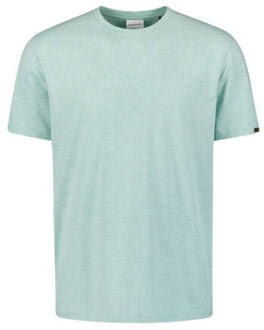 No Excess T-shirt crewneck melange ice - maat XL Blauw