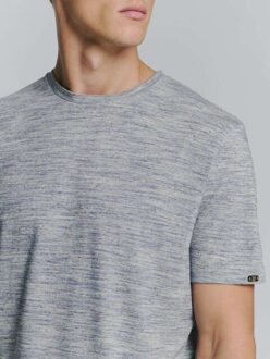 No Excess T-shirt crewneck multi coloured mel deep blue Blauw - XXXL