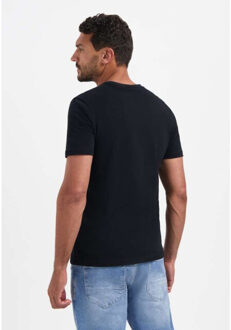 No Excess T-shirt crewneck peached black - maat XXXL Zwart