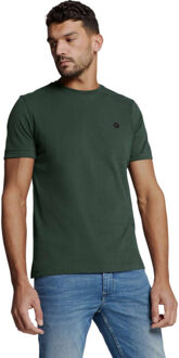 No Excess T-shirt crewneck peached dark steel - maat XXL Groen