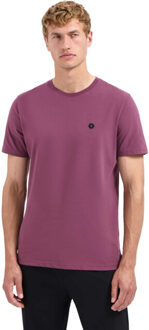 No Excess T-shirt crewneck peached dark wine Veelkleurig - XL