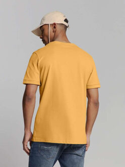 No Excess T-shirt crewneck peached yellow Veelkleurig - XL