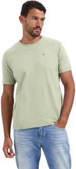 No Excess T-shirt crewneck slub light moss Bruin