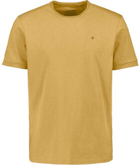 No Excess T-shirt crewneck slub yellow Veelkleurig - L