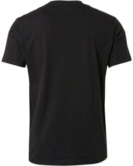 No Excess T-shirt crewneck solid basic black Zwart - XXL
