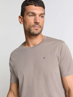 No Excess T-shirt crewneck solid basic clay Veelkleurig - XL
