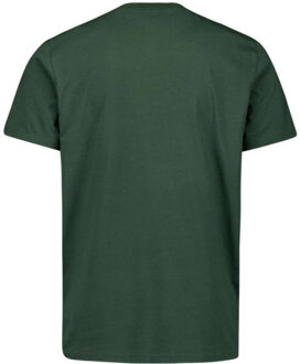 No Excess T-shirt crewneck solid basic dark green - maat XXL Groen