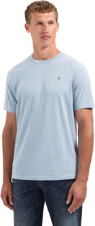 No Excess T-shirt crewneck solid basic dusty blue Veelkleurig - L