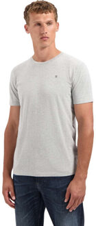 No Excess T-shirt crewneck solid basic grey melange Grijs - XL
