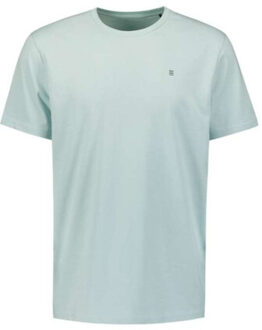 No Excess T-shirt crewneck solid basic ice Blauw - XXL