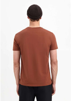 No Excess T-shirt crewneck solid basic terra Veelkleurig - L