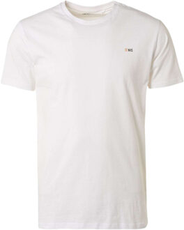 No Excess T-shirt crewneck solid basic white Wit - L