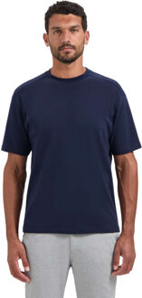 No Excess T-shirt crewneck solid heavy interl night - maat M Blauw