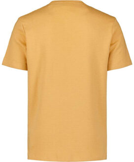 No Excess T-shirt crewneck solid relief jacqu yellow - maat L Veelkleurig