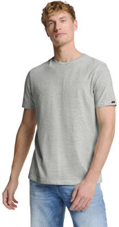 No Excess T-shirt crewneck stripes offwhite Beige - M