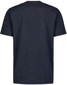 No Excess T-Shirt Granddad With Neps Deep Blue  M Navy